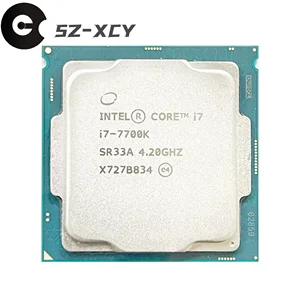 المعالج Intel-Core i7 7700K، 4.2 جيجاهرتز، رباعي المراكز، 8 خيوط، 8 ميجابايت، 91 واط، وحدة معالجة مركزية LGA 1151 أفضل 6 معالجات LGA 1151 مبيع - رقم 5
