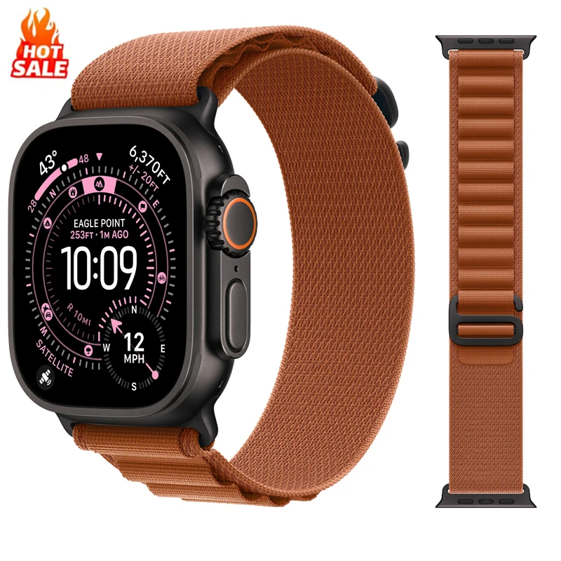 Neue Alpine Loop-Armbänder für Apple Watch Ultra3 2 49mm 44mm 40mm 41mm 42mm 46mm 45mm Correa iWatch Series 11 10 9 8 7 6 SE 3 – Detail 3