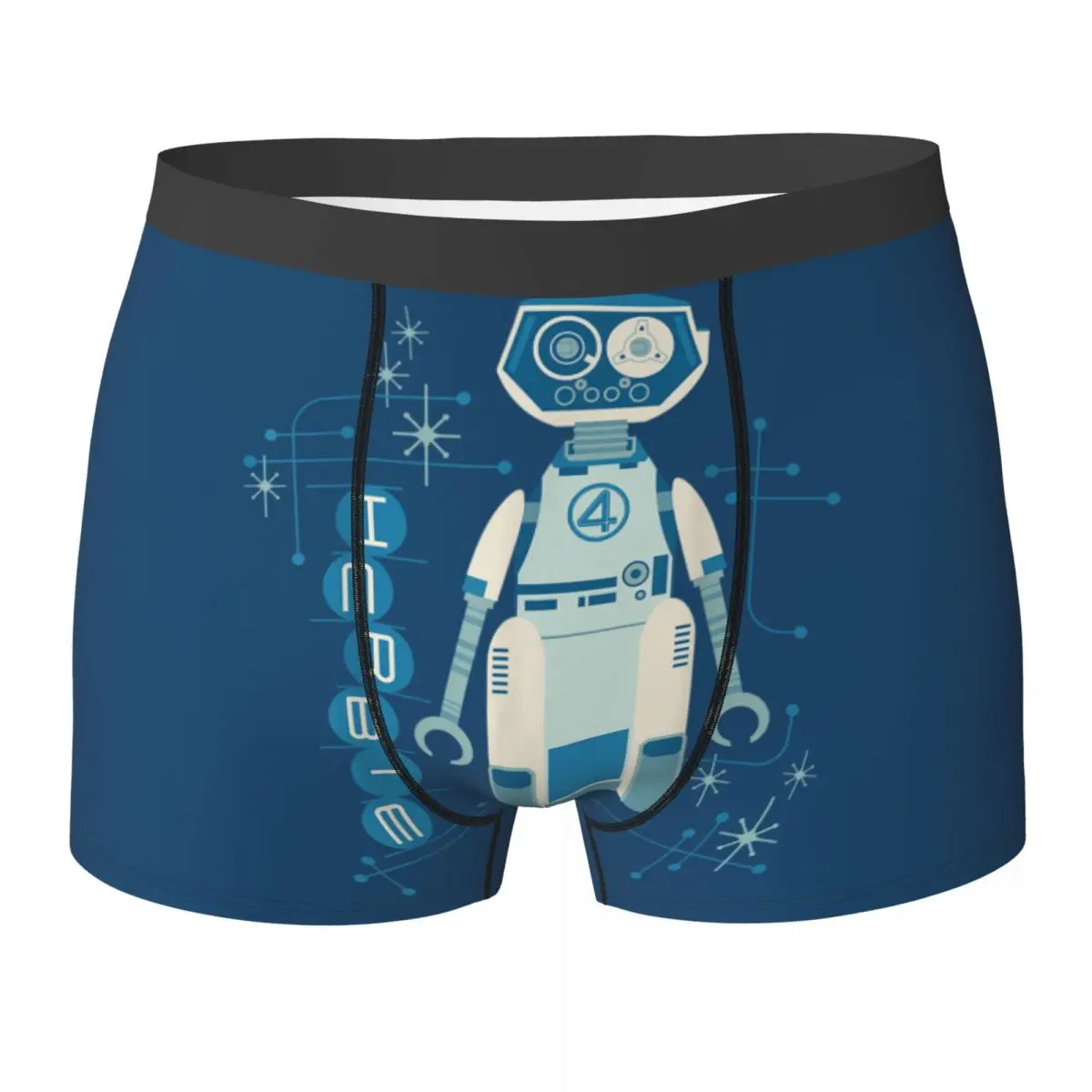 

Фантастическая четверка первых ступеней H.E.R.B.I.E. Шорты-боксеры, нижнее белье, качественные трусы-боксеры, забавные мужские трусы, большой размер