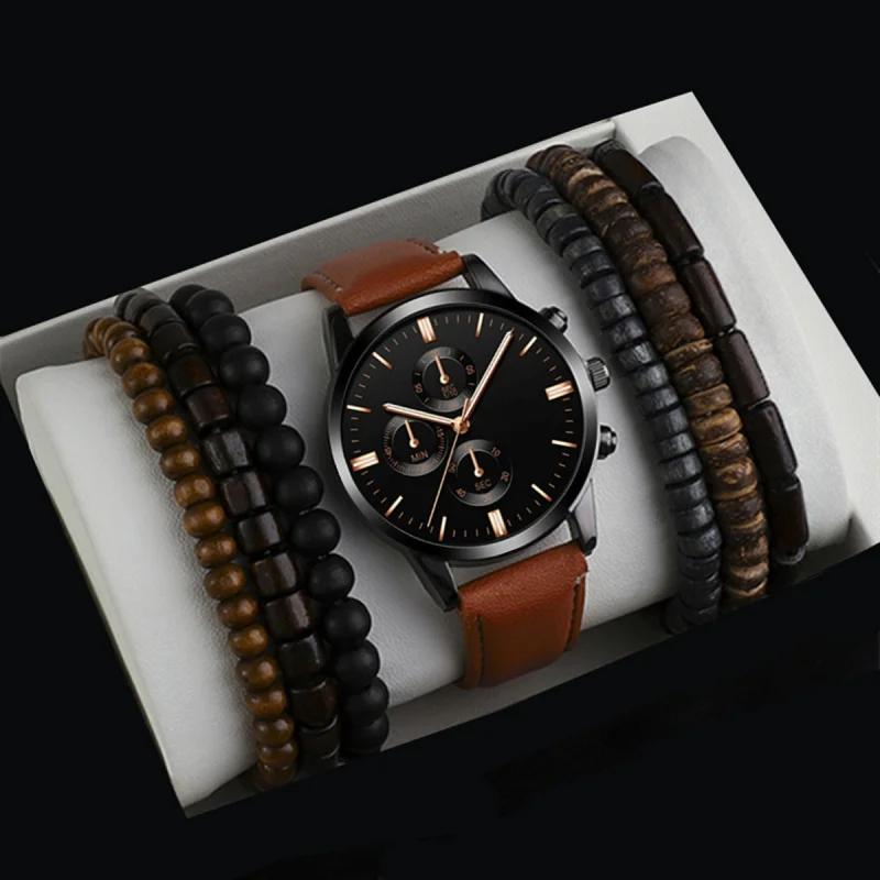 Nowa męska moda codzienna Kombinezon handlu zagranicznego Trend hurtowy Sportowy męski zegarek na pasku Zegarek biznesowy transgraniczny