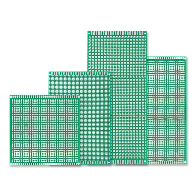 5PCS PCB Prototype Board 9x15 2x8 3x7 4x6 5x7 6x8 7x9 8x12 10x10 10x15cm Green Single Sided Printed Circuit Board DIY Universal