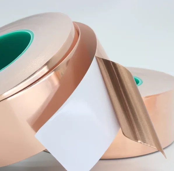 

Double sided conductive copper foil stickers/copper strips (high temperature, radiation protection, electromagnetic shielding)