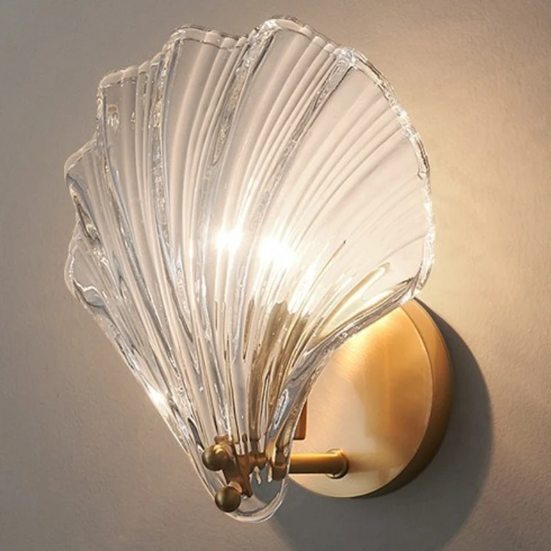 

Nordic Novelty Glass Wall Lamps for Living Room Sofasides Creative Hanging Chandeliers Decorative Home Whole House Wall Lights