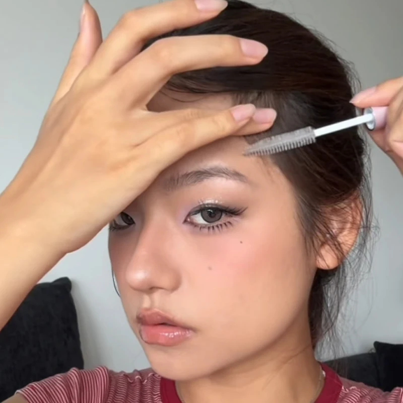 Broken Hair Styling Gel Portable Transparent Hair Shaping Wax Cream Smoothing Finishing Stick Mascara Brush Not Greasy Hair Care view 3