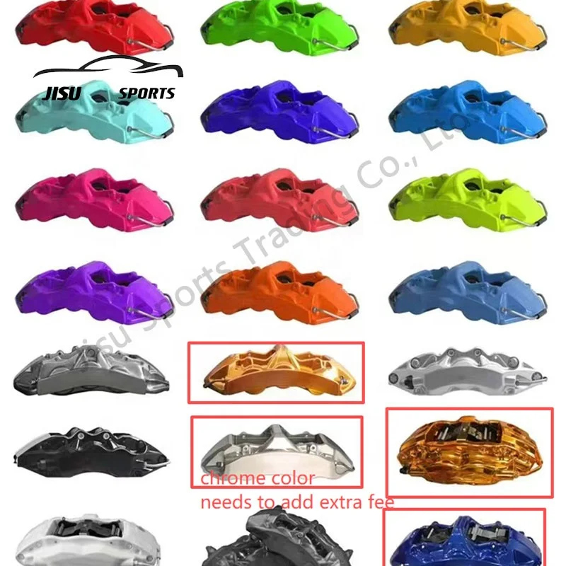 For Racing Brake Caliper 8N Rotor Disc Caliper Kit 6 Pistons for Audi A5/A6/A7/S4/S5/S6/S7 VW Arteon CC