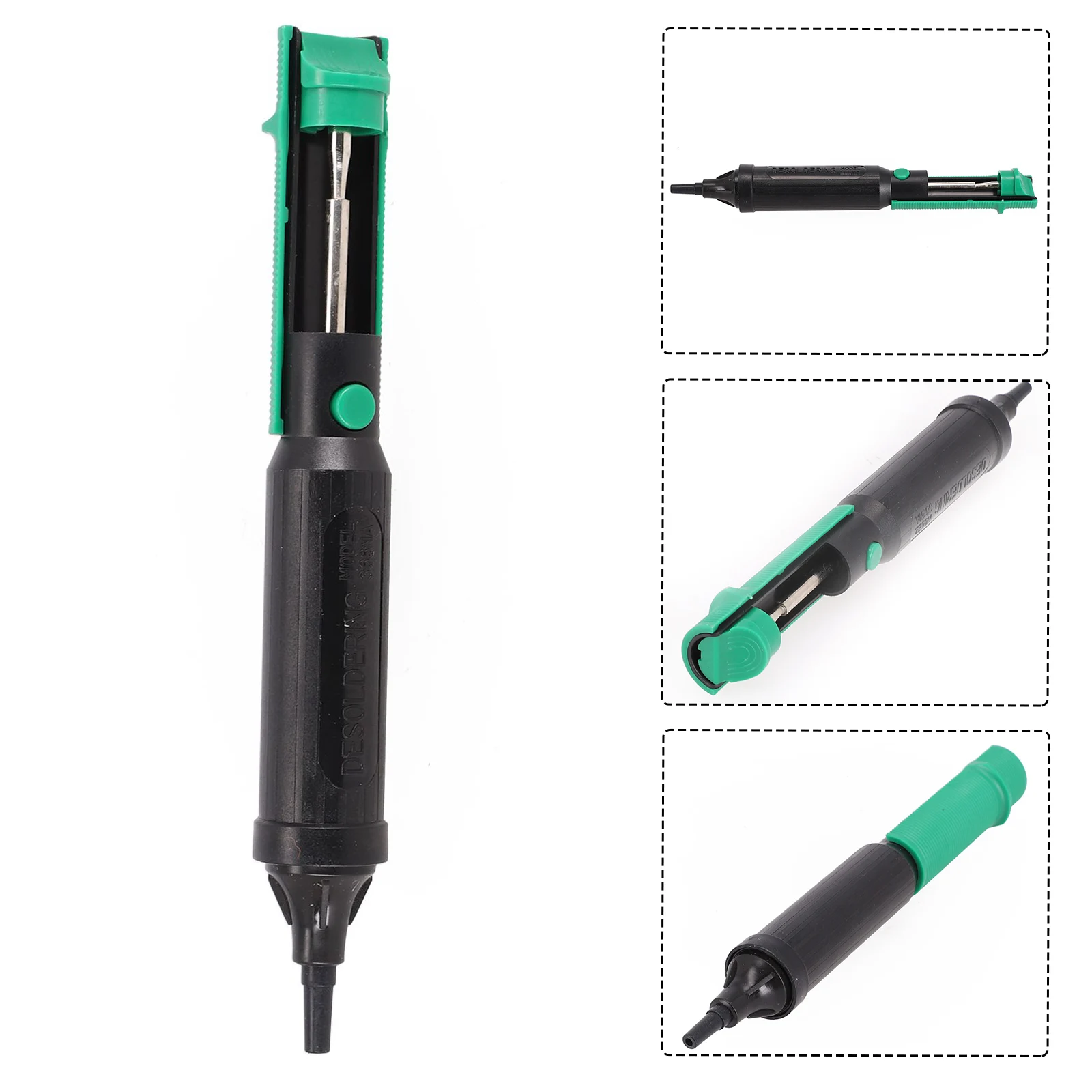 1 PC CJ-101 ที่มีประสิทธิภาพ Desoldering ปั๊มดูดปากกาบัดกรี Sucker หัวฉีดพิเศษ 210 มม.สูญญากาศเชื่อมซ่อมวัสดุกําจัด