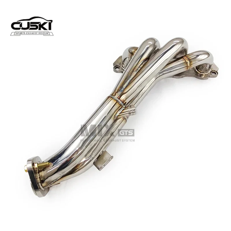 High Flow Exhaust Pipes branch downpipe Fit Mazda MX-5 ND 2.0 2016-2022 quality Stainless Steel Exhaust Modification Accessories