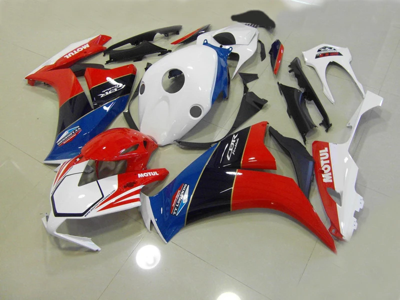 H-Red White Blue Injection ABS Fairing For Honda CBR1000 CBR1000RR 08 2009 2010 2011 Year 2008 2009 2010 2011 Motorcycle Fairing