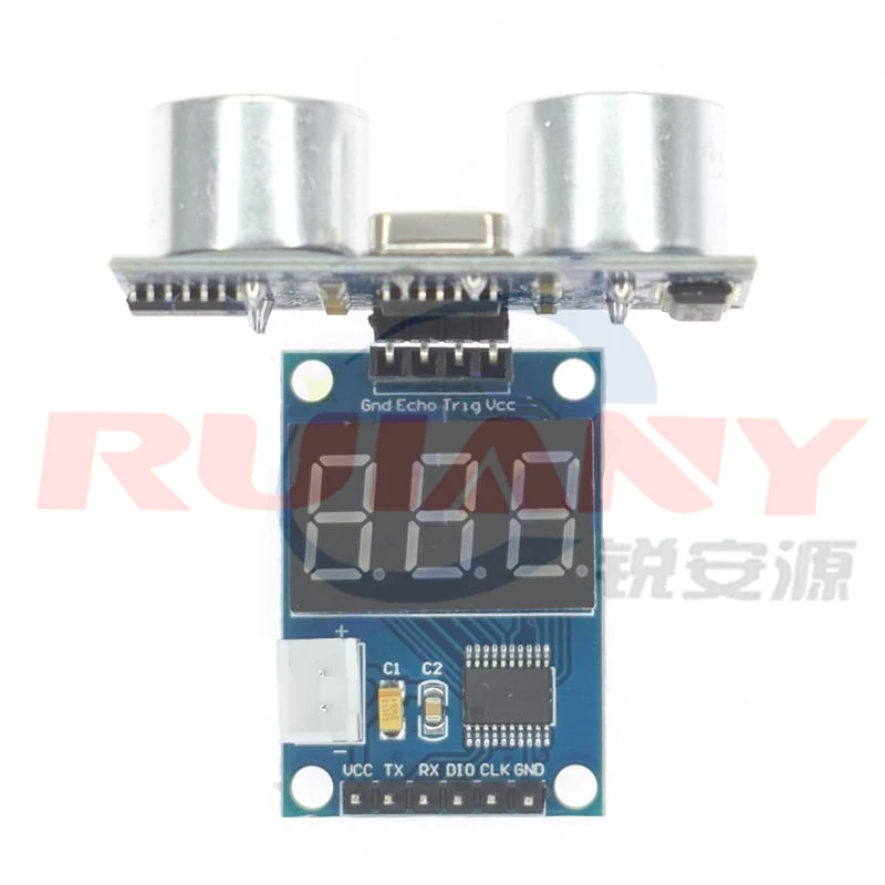 Sensor Ultrasonik SR04 HC-SR04 Modul Pengukuran Jarak Ultrasonik SR04 Papan Uji Detektor Gelombang Ultrasonik UNTUK Arduino