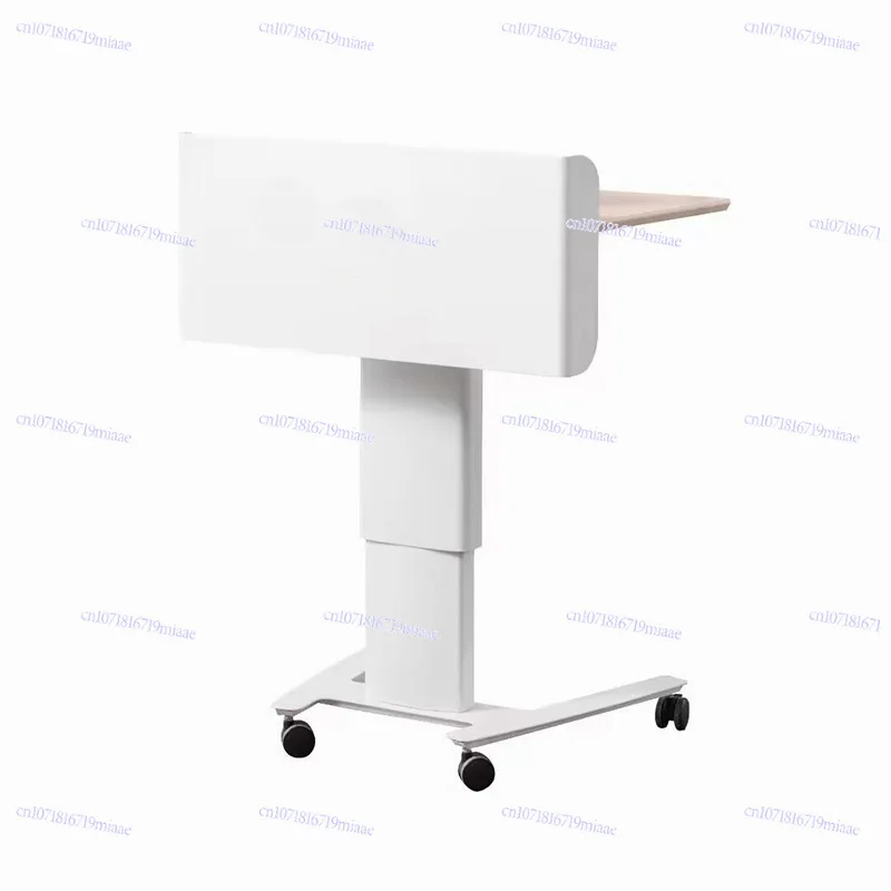 Lifting podium White Event Information desk Reception Wheeled with drawers Presiding Lecture desk Lecture table