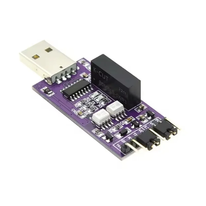 AT82-CH340 USB To TTL Serial Isolated Module Optically Isolated USB To Serial Port Optoelectronic Isolation