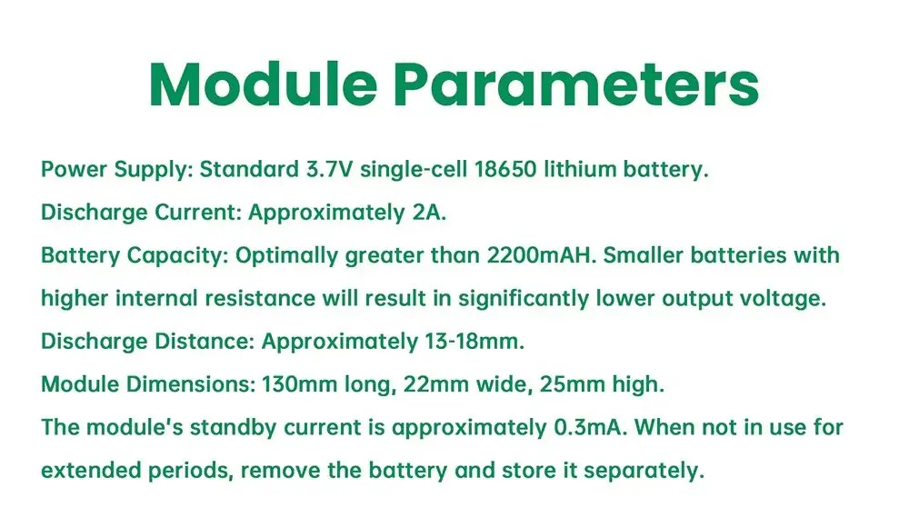 Módulo de alta tensão integrado de bateria dc3.7v 20kv, bobina de descarga, gerador de arco de circuito de impulso, fonte de alimentação de bateria de lítio 18650
