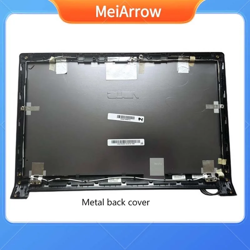 Imagem -03 - Meiarrow-lcd Top Case para Asus Tampa Traseira Shell Plástico Metal Novo Org N53 N53sv N53s N53j