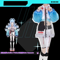 COS-HoHo Anime Vtuber Hololive Kobo Kanaeru Game Suit Lovely Uniform Cosplay Costume Halloween Party Role Play Outfit Women