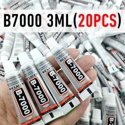 20pcs B7000 3ml Mobile Phone Touch Screen Super Glue B-7000 Telephone DIY Repair Point Diamond Jewelry Glass Adhesive
