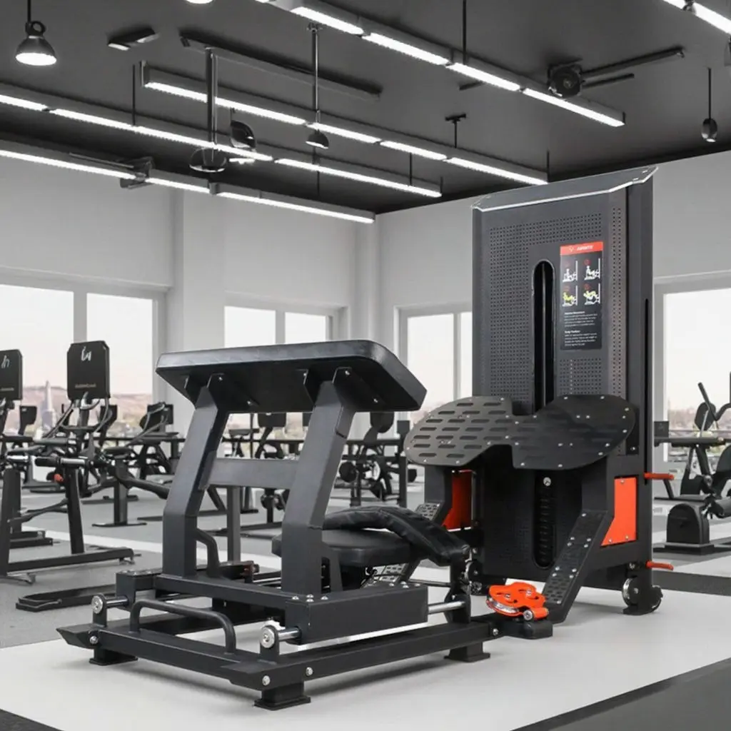 

Top Quality Booty Builder Standing Hip Trainer Machine Bodybuilding Exercise Gym Equipment Hip Thrust Machine