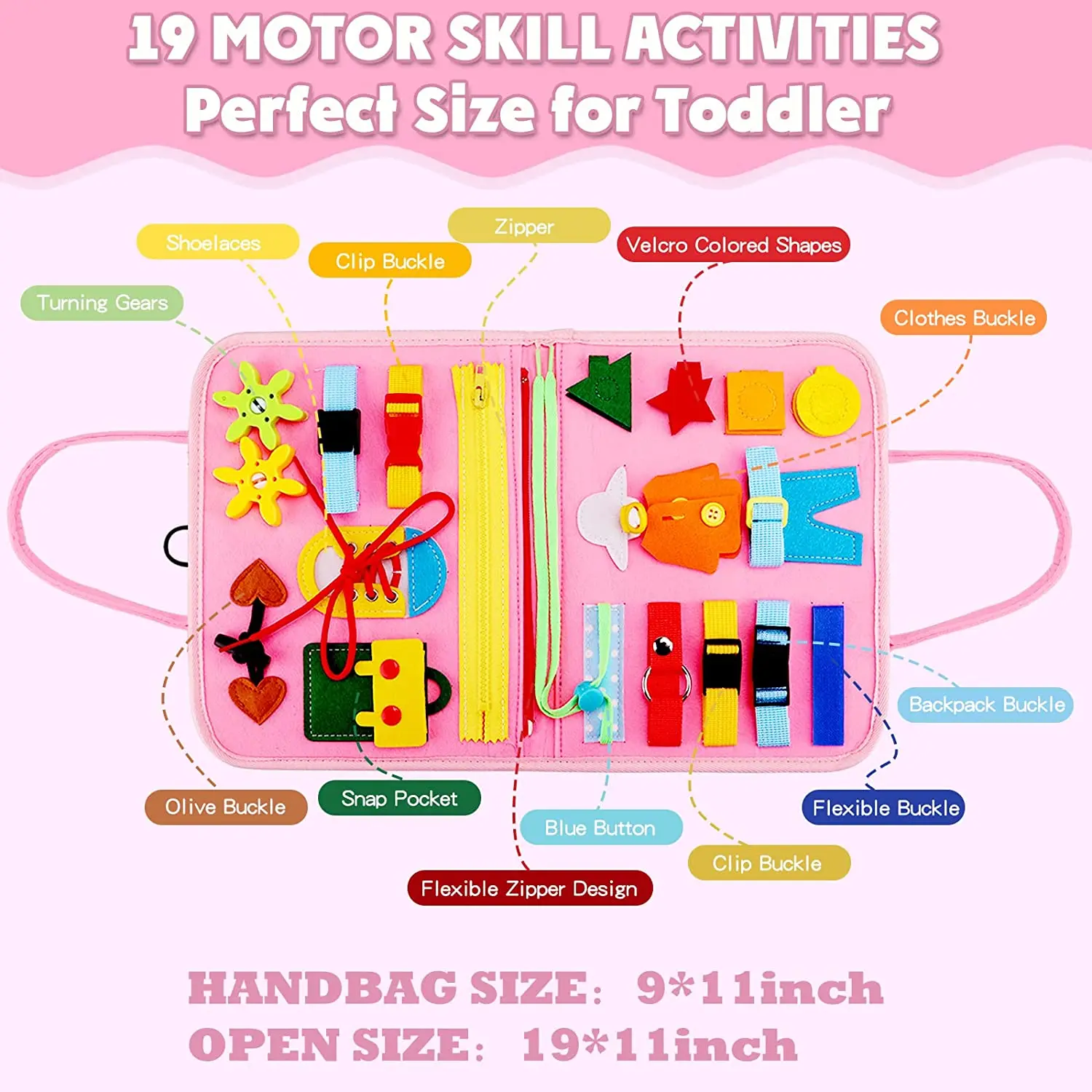 Montessori-Schreibbrett für Kleinkinder, sensorisches Spielzeug mit Autismus, pädagogische Aktivität, motorische Fähigkeiten, Lernspielzeug für Lebensfähigkeiten für Kinder – Detail 6