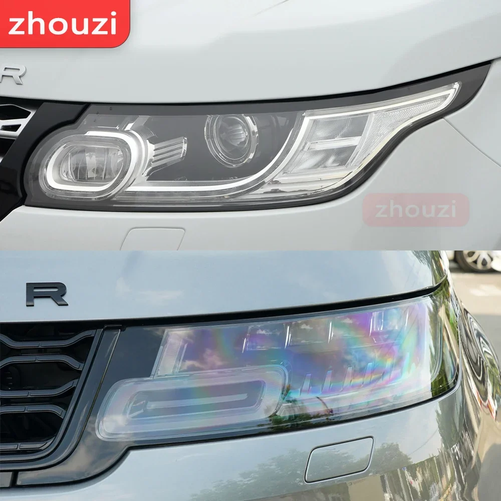 2 قطعة لسيارة رينج روفر سبورت L494 2014-2017 2018-2022 2021 سيارة العلوي تينت أسود طبقة رقيقة واقية شفافة ملصق من البولي يوريثان #3