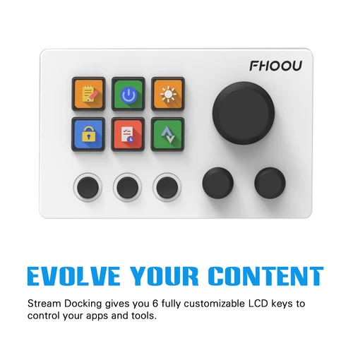 Imagen 2 del producto Mirabox N3 Streamdeck teclado pantalla perilla personalización Macro Mini teclado Visual consola de escritorio para regalos de computadora de escritorio