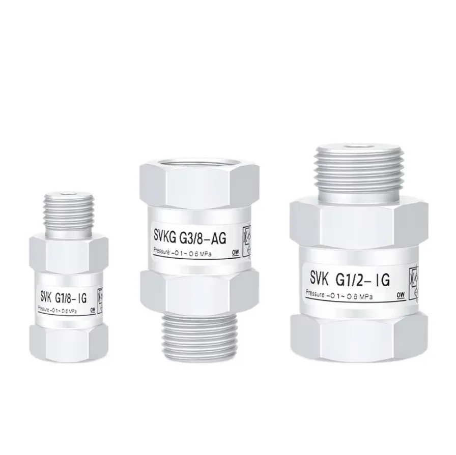 SVK-SVKG Vacuum Safety Logic Check Valve G1/8 G1/4 G3/8 G1/2-IG-AG