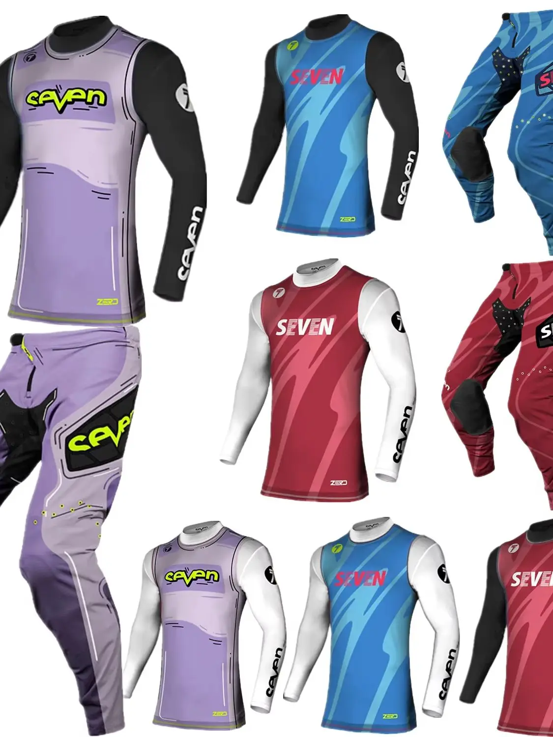 AliExpress Seven 2026.6 seven MX Combos Motocross Gear Set Off Road Moto Jersey Set Dirt Bike Kit Motorcycle Suit