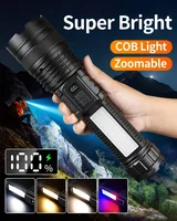 LED Flashlight Rechargeable Long-Beam Portable Outdoor Emergency Lighting With Long Battery Life, Suitable For Camping And Hiki 6