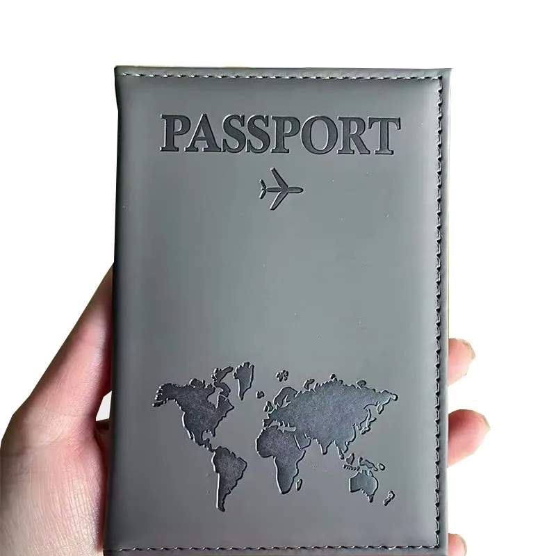 Simple Plane Case Holder Lover Couple Passport Cover Women Men PU Wallet Travel Wedding Passport Holder Fashion Wedding Gift