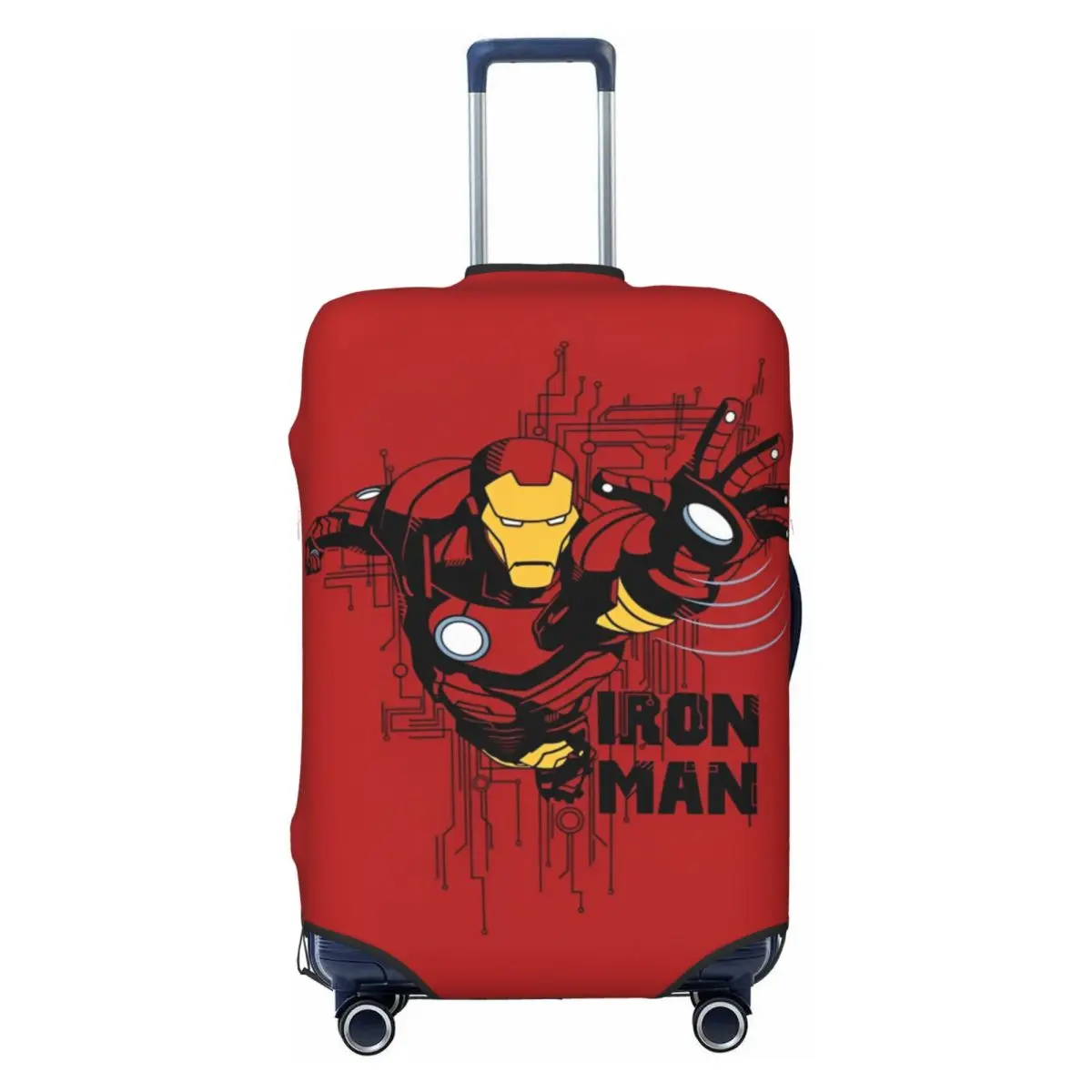 Custom Iron Man 3D Print Suitcase Cover Flight Anime Manga Fun Luggage Accesories Business Protector