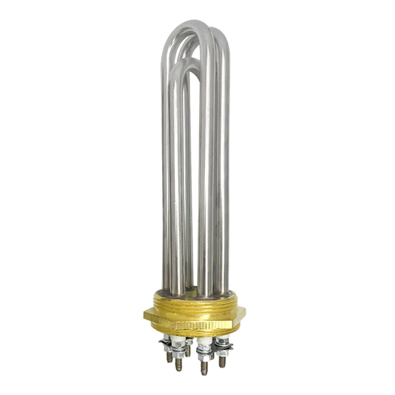 Electric Tubular Immersion Water Heater With Thermostat Resistance Heating Wire Core Heating Element
