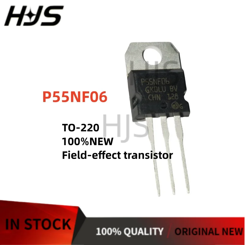10PCS NEW P55NF06 P60NF06 P65NF06 P75NF75 P80NF10 P80NF55 P80NF70 P6NK90Z P62NS04Z P75NS04Z P6NK60ZFP P7NK80ZFP TO-220 In stock