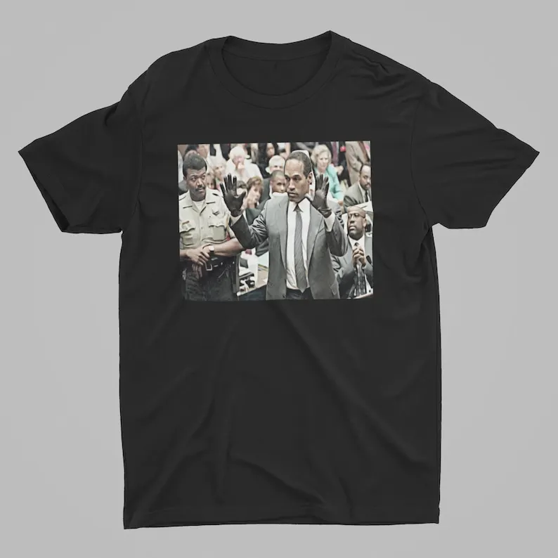 القفازات لا تناسب يجب اقتناء OJ The Juice Shirt OJ SIMPSON T-shirt