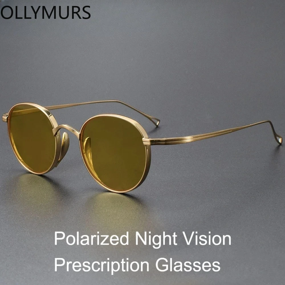 

OLLYMURS Night Vision Eyelgasses Polarized Driving Optical Prescription Glasses Custom Myopia Hyperopia Progressive Sunglasses