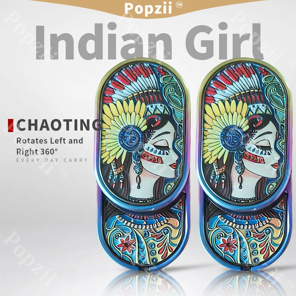 

Слайдер-непоседа для индийской девушки вращается влево и вправо 360° ° Механический слайдер Dingding, игрушка-непоседа, крутой гаджет, игрушки для беспокойства