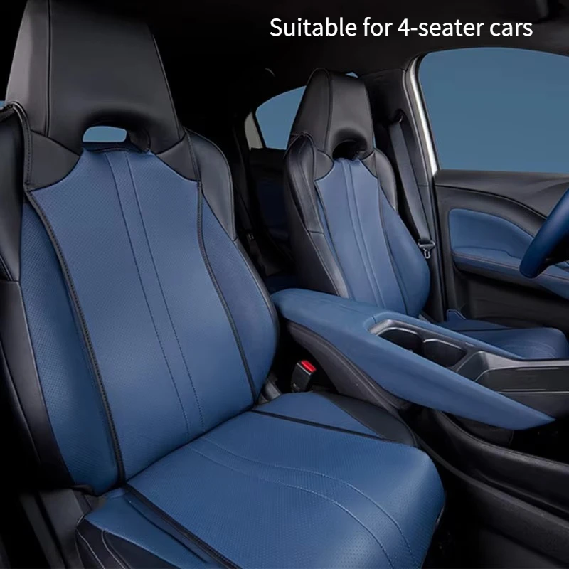 For BYD Seagull Dolphin Mini Surf Car Seat Covers Four Seasons Universal Breathable Leather Cushion Cover Interior Accessories