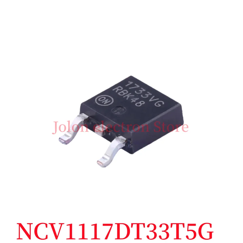 100% new NCV1117DT33T5G chip with silk-screen marking 1733VG in TO252 package
