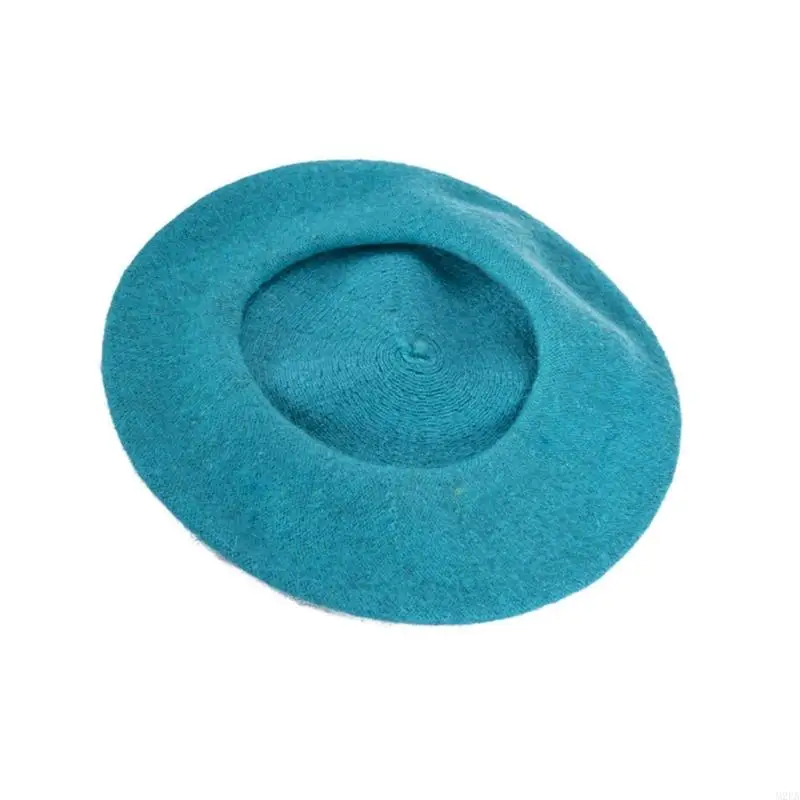 2025 새로운 신축성 프랑스 베레모 모자 아크릴 혼합 겨울 모자 유니에 렉스 가을 액세서리