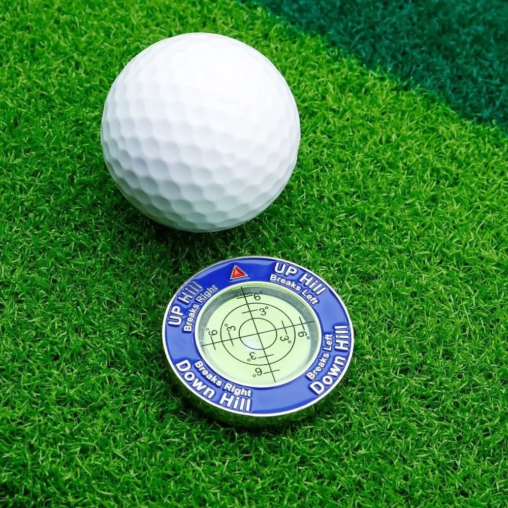 Strumenti da golf ad alta precisione Strumento di allenamento livellatore Indicatore di palline Golf Putt Ball Marker Utilizza facilmente il design versatile Livella a bolla da golf