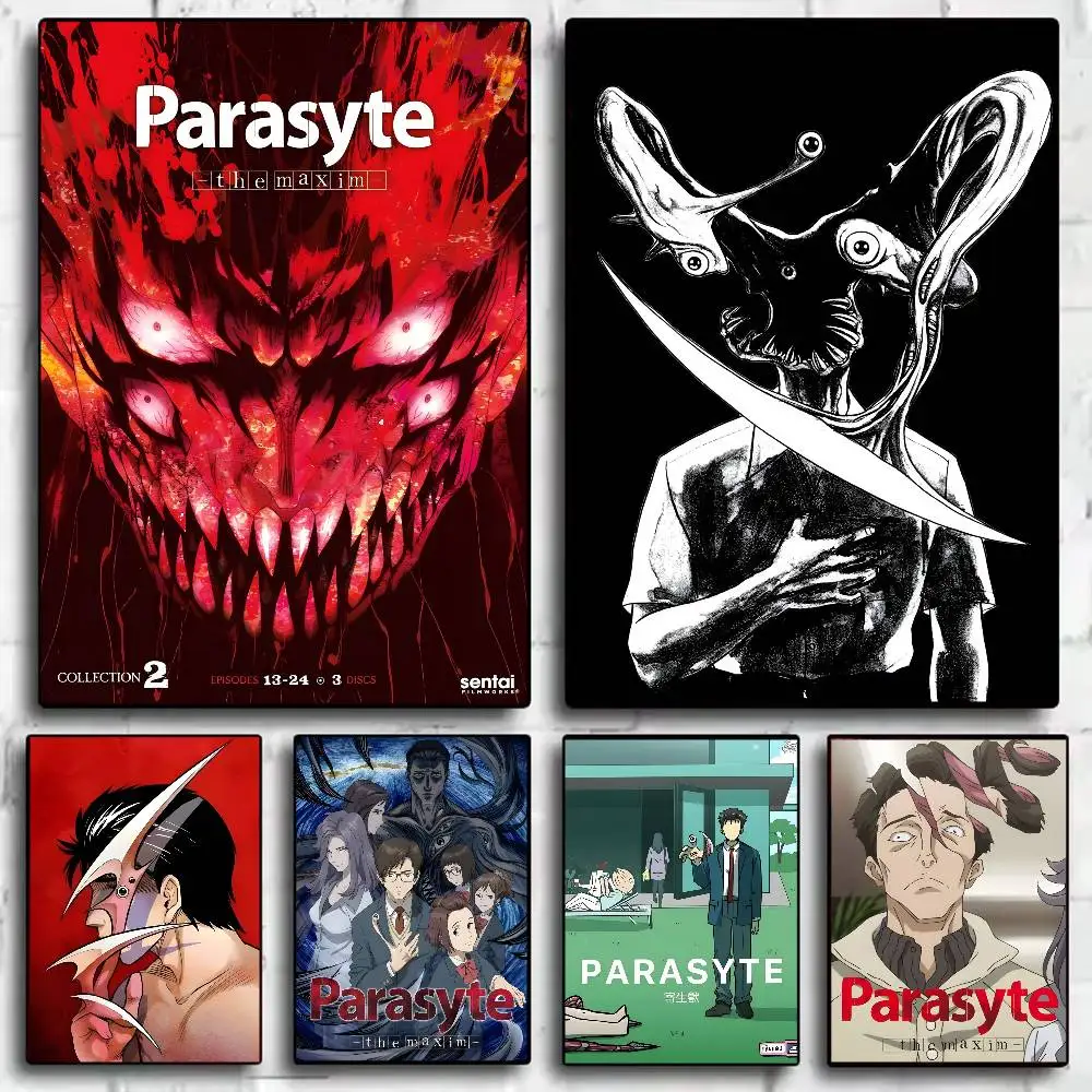 

Parasyte The Maxim Poster HD home decor sticky wall waterproof home living room bar aesthetic decor