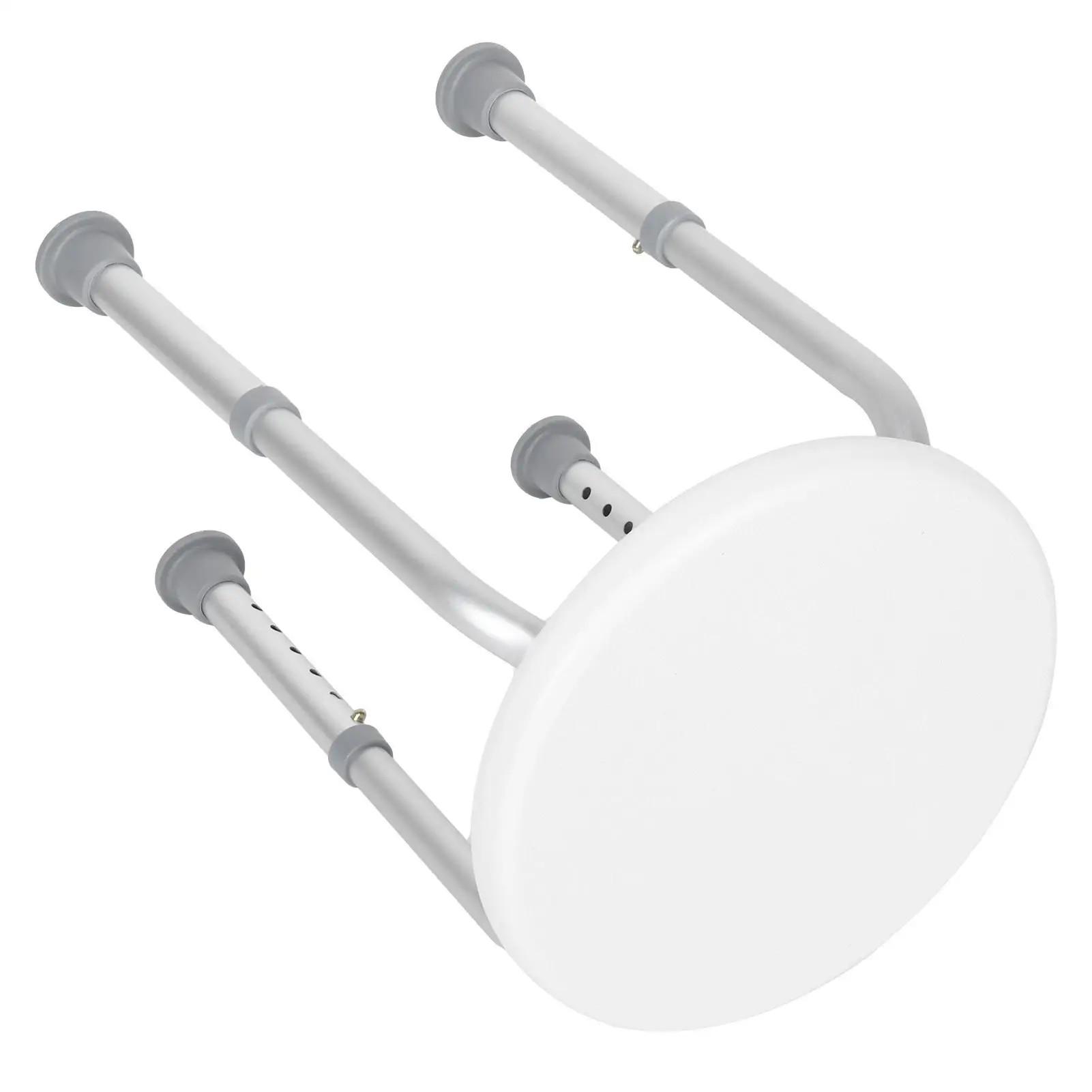 Adjustable Round Bath Shower Chair - Non-Slip Stool for elderly & Seniors