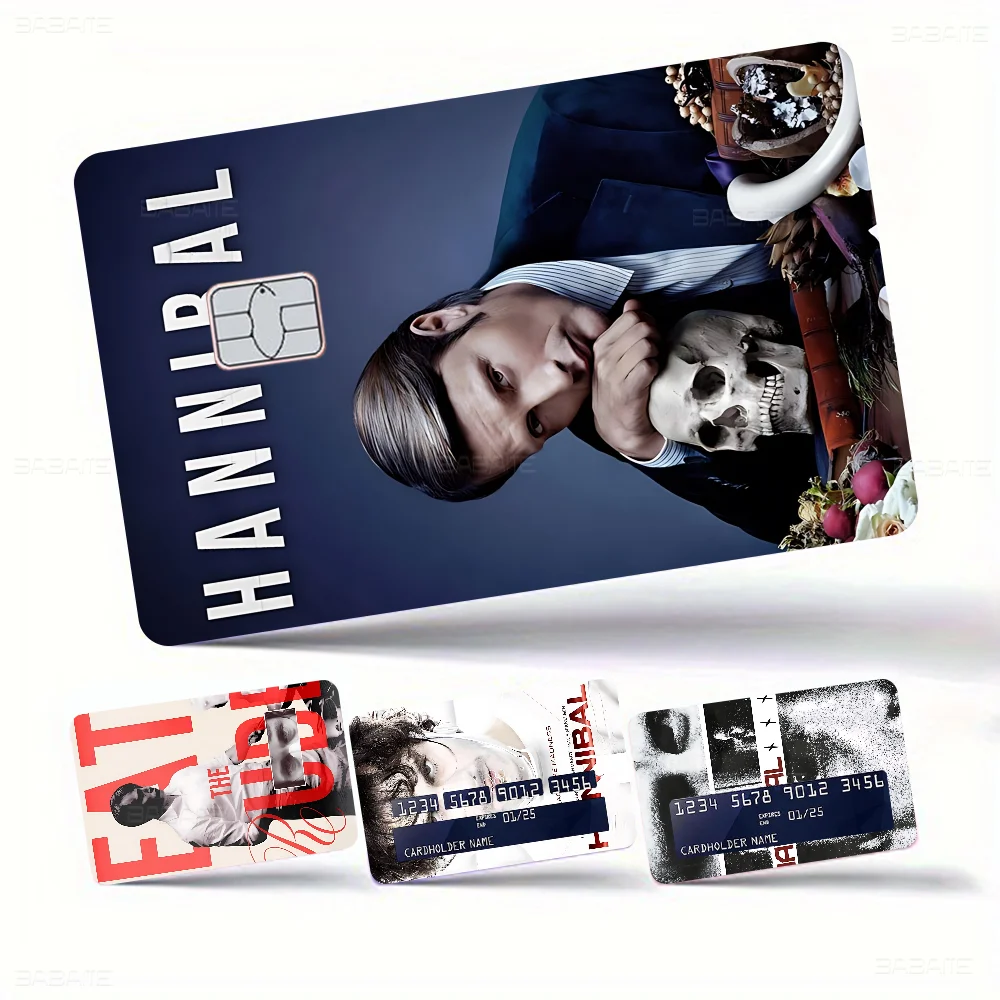 شخصيات الفيلم الكلاسيكي H-anni-bal 100% رائجة البيع أمين الائتمان الخصم البنك بطاقة حافلة بطاقة فيلم الجلد ملصق