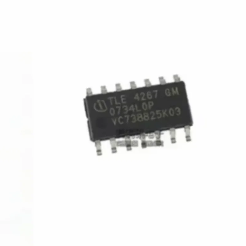 10PCS TLE4267GM 5V 400mA Automotive LDO Regulator AEC-Q100 PG-DSO-14 SOP-14 IC New Original