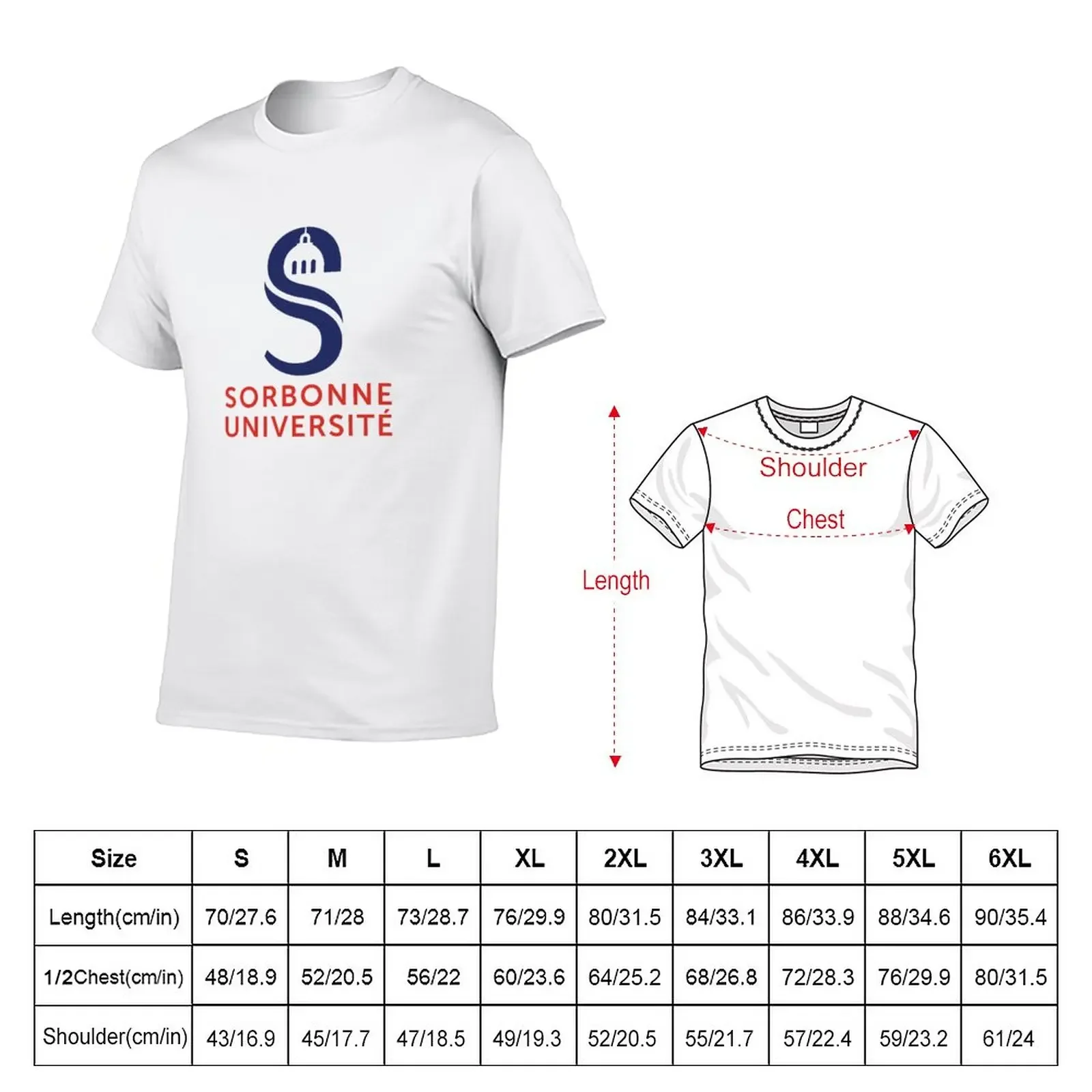 Sorbonne university seal T-Shirt blanks cute clothes big and tall t shirts for men