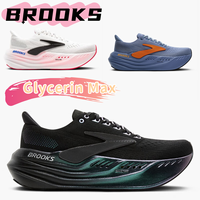 Original Brooks Glycerin Max Men's Running Shoes Shock-Absorbing Comfortable Marathon Professional Casual Sneakers 1104471D026