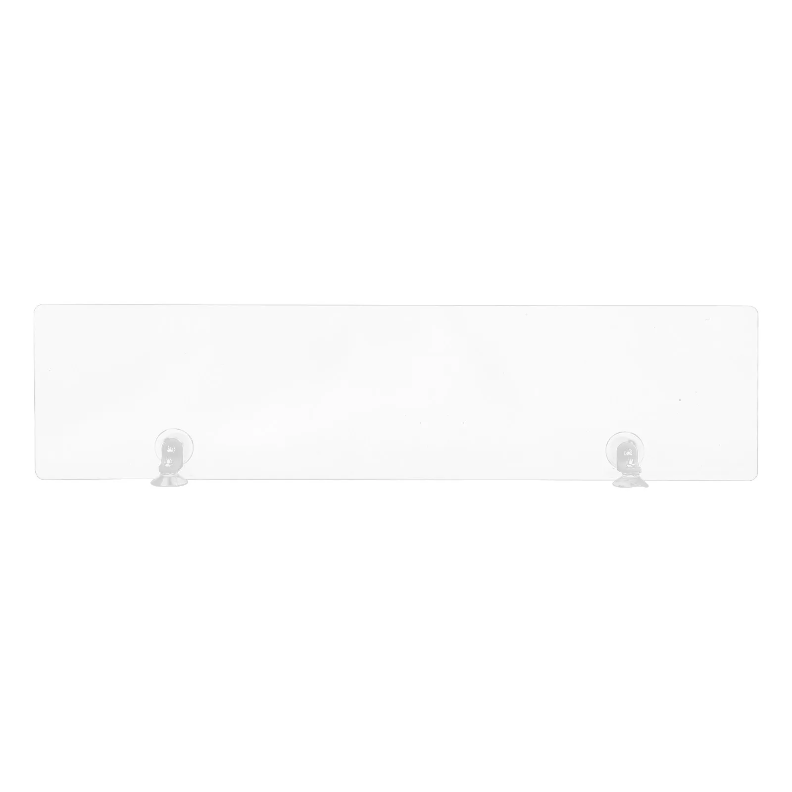 Suction Kitchen Sink Splash Guard Acrylic Waterproof Clear Water Barrier Splash Protector for Faucet Countertop view 5