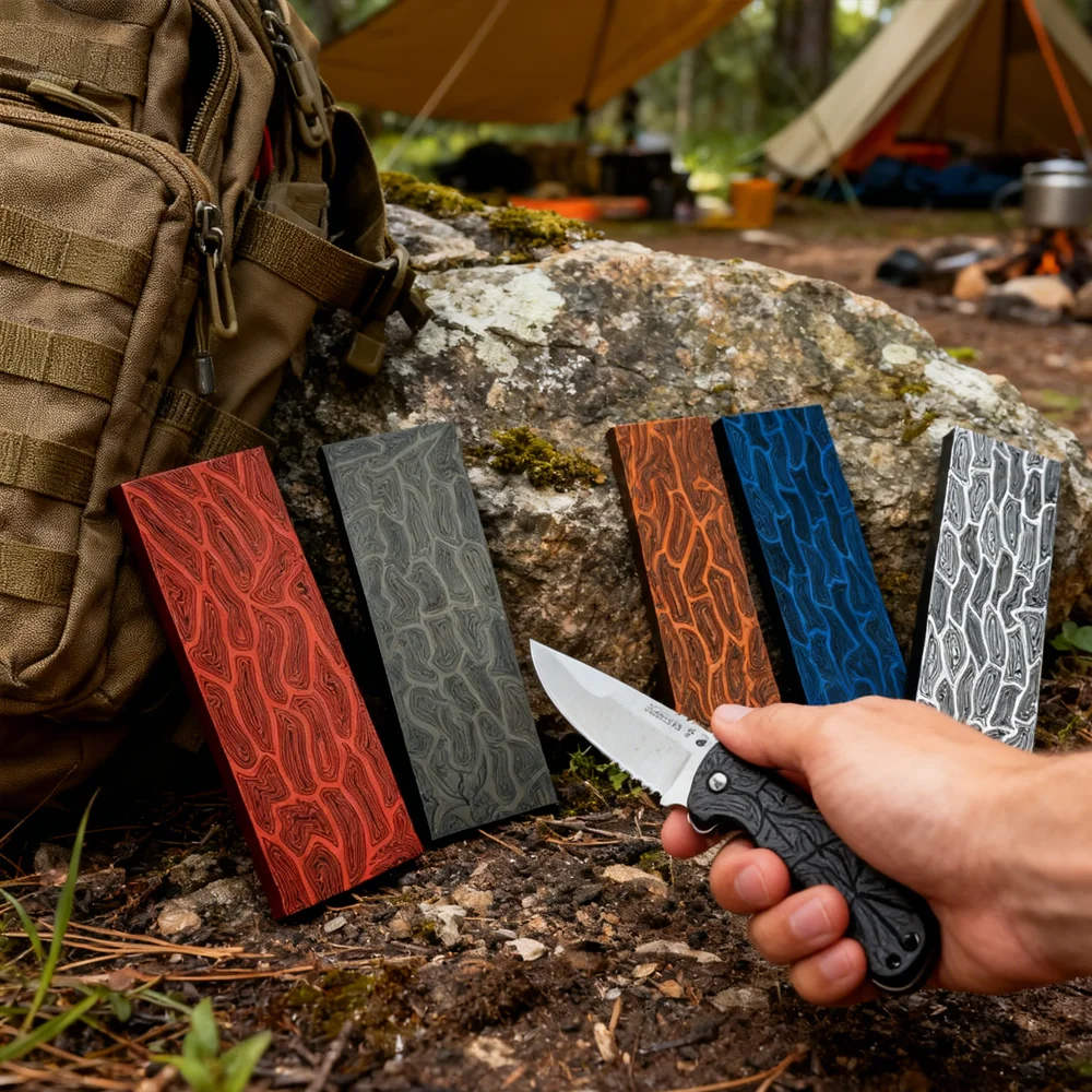 

670 × 45 × 8 мм дамасский узор G10 — 4 цвета, ручка ножа «сделай сам», весы, материал, пластина