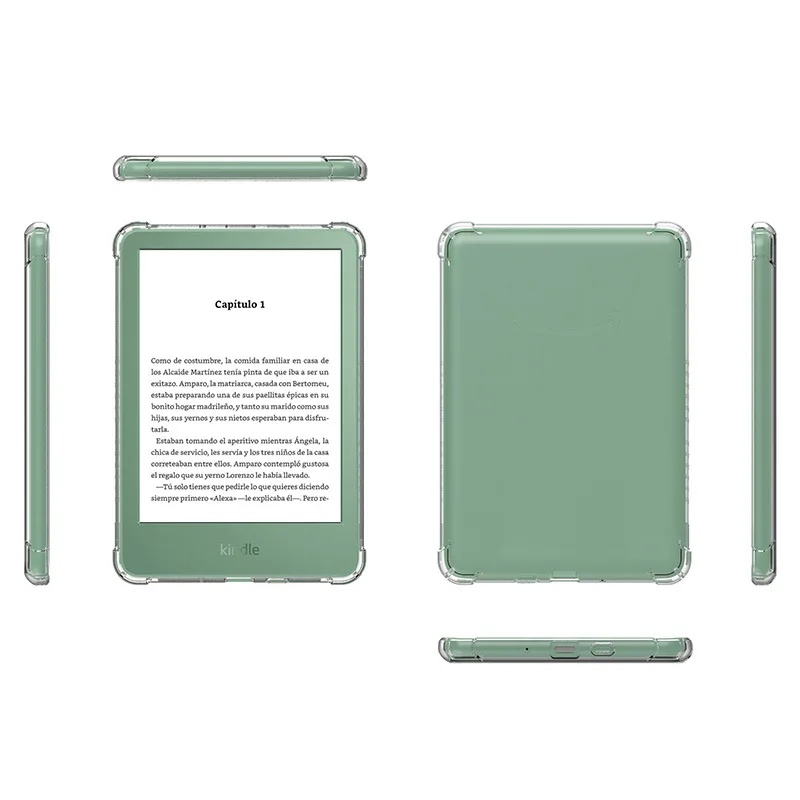 Capa protetora tpu para kindle 6 polegadas 2024 capa transparente para kindle 6 ”2022 capa macia para kindle k11/k12/c2v2l3