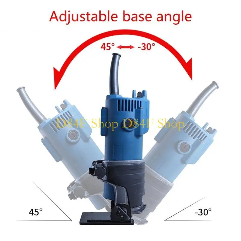 قاعدة جهاز التوجيه D84F 65 مم قاعدة التوجيه -30 ° -45 ° قاعدة ميل متعددة الزاوية لآلات الخياطة