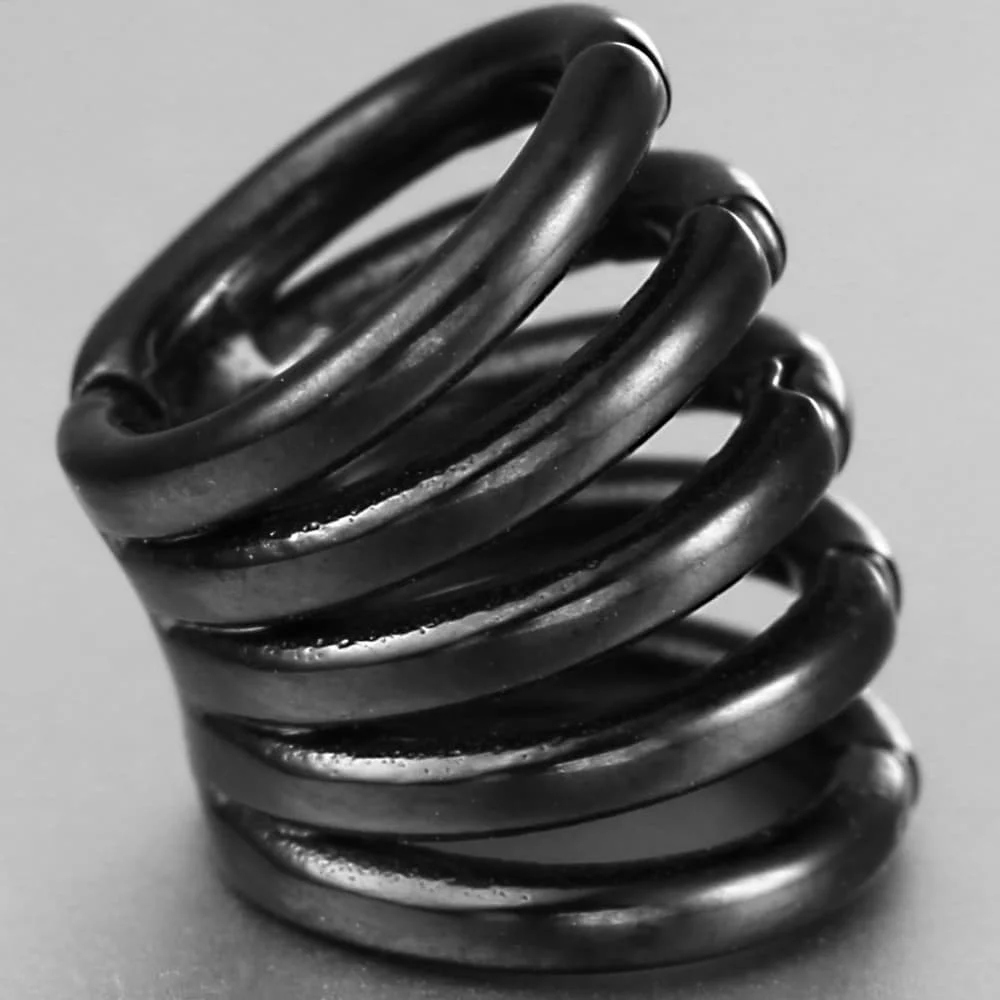 Giga 1/2 Stück 10mm 16mm Stapelringe Lobe Cuff Ohrdehner Plugs Tunnel Stretcher Ohrring Clip-on Knorpelpiercing Körperschmuck