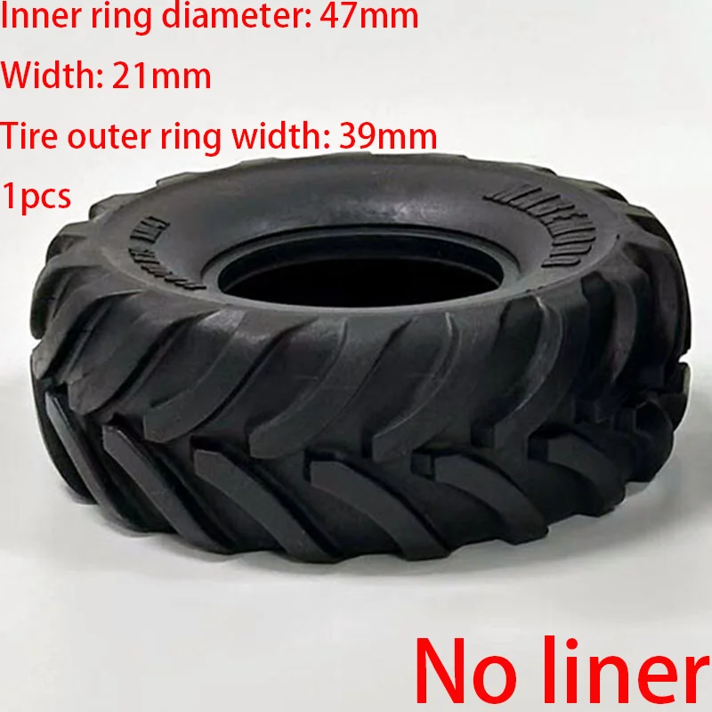 1:14th Scale RC Truck 1pcs 110mm Simulation Herringbone Pattern Tires No Liner for SCANIA Tamiya 770S R620 for VOLVO Model Car