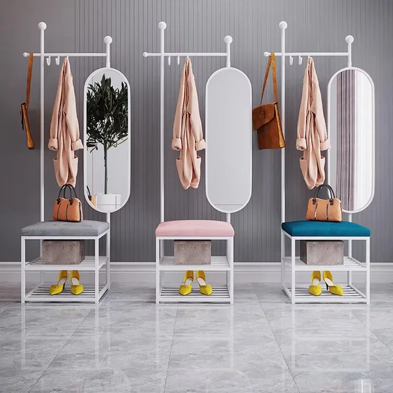 Show Dress Coat Rack Clothes Wardrobe Hallway Bedroom Clothing Coat Rack Metal Porte Manteau Hallway Furniture